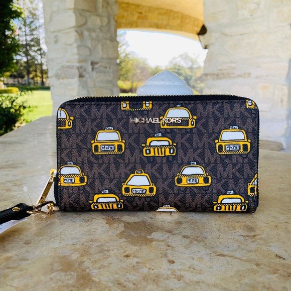 NWT Michael Kors nyc taxi Erin Sm backpack&wallet - Picture 7 of 15